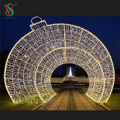 Customize Arch Motif Lights for Christmas Outdoor Street Decoration