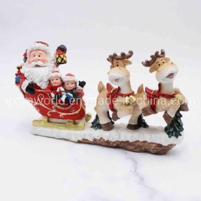 Christmas Decorations Santa&prime;s Xmas Elf Resin Holiday Statue