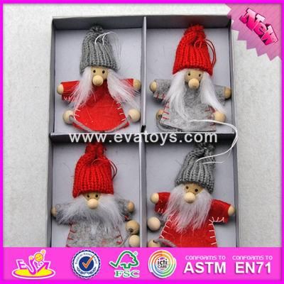 2017 Wholesale Wooden Christmas Doll Toys Cutie Wooden Christmas Doll Toys Mini Wooden Christmas Doll Toys W02A224