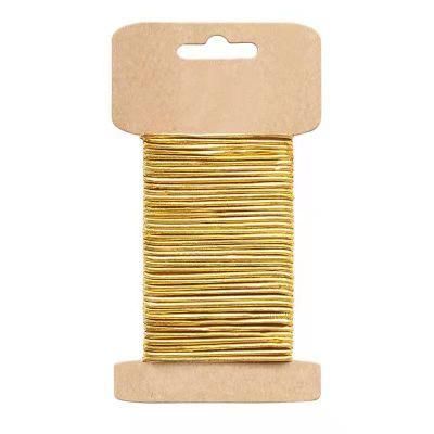 1.5mm, 2mm Non Elastic Metallic Cord Stretch Gold Silver Cord for Decoration