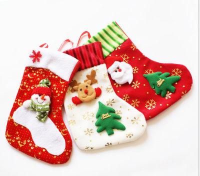 New Design Popular Santa Christmas Stocking Sock