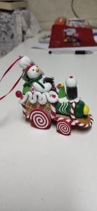 2020 New Style Polymer Clay Christmas Car Figurine/Toy Car