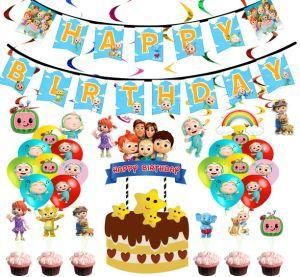 Party Decoration Happy Birthday Banner Kids Boy Birthday Party Supplies