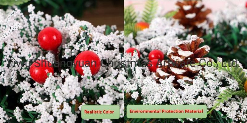 Green Christmas Wreath Decorations Christmas Door Wreath for Christmas Decor
