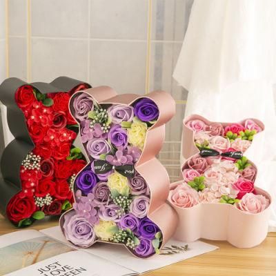 Soap Rose Flower 3 Layers 5cm Soap Rose for Gifts Valentine&prime;s Day, Mother&prime;s Day, Christmas, Anniversary, Wedding