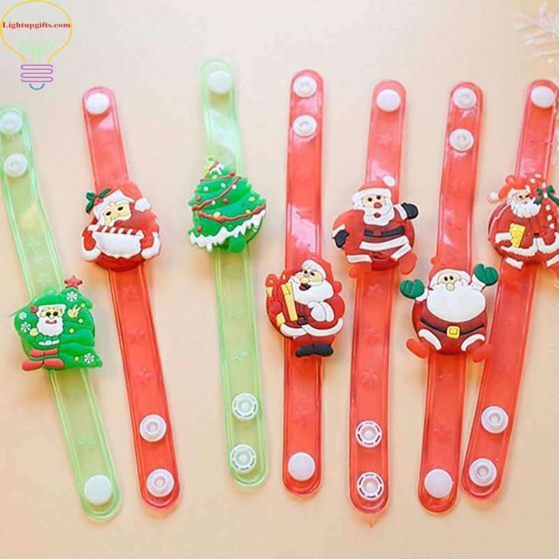 LED Luminous Watch Light up Bracelet Kids Christmas Decoration