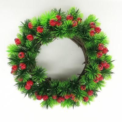 Red Berry/Leaves /Pine Leaves Wreath, Christmas Wreath, Home Decoration Wreath, Small Wreath