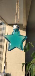 High Quality PET of Food Grade Blue Star Christmas Hanging Decoration