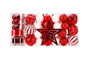 Christmas Balls 6cm 8cm Shatterproof Bal Ornaments for Christmas Tree Hanghing Pendant Set