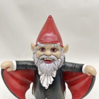 Polyresin Halloween Figurine Decoration and Gift Vampire Dracula Gnome Customized