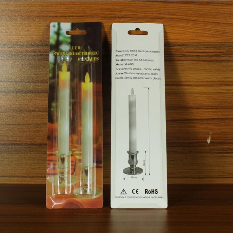 Homemory Battery Operated Flameless LED Taper Candles Lights