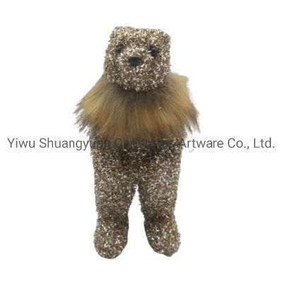 Hotsale Christmas Animals Bear Decoration Animal Christmas Ornaments Plush Christmas Stuffed Animals