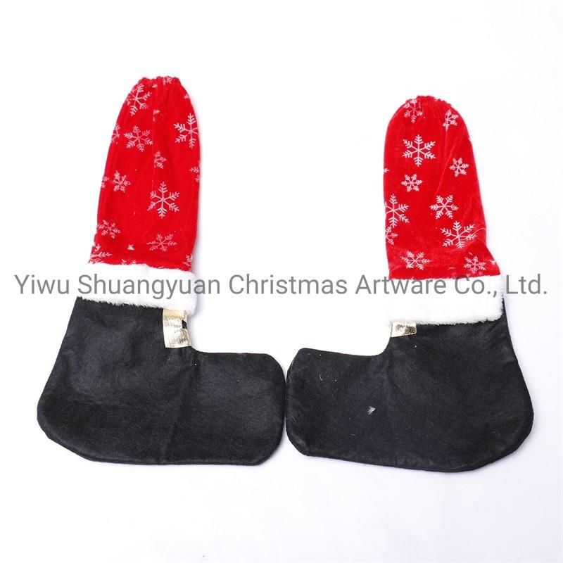 Christmas Table and Chair Covers for Holiday Wedding Party Decoration Supplies Hook Ornament Craft Gifts