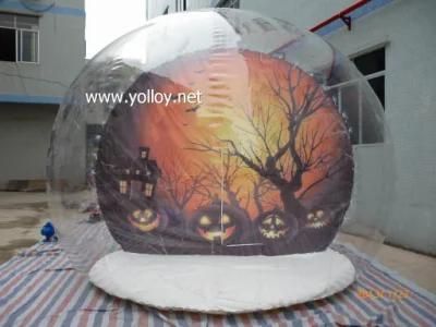 Transparent Inflatable Holiday Decoration Globe
