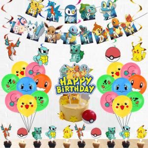 Photo Props Baby Shower Balloon Pikachu Tropical Birthday Party Decor