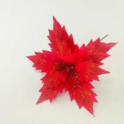 Artificial Christmas Flower for Decoration Xmas Ornament