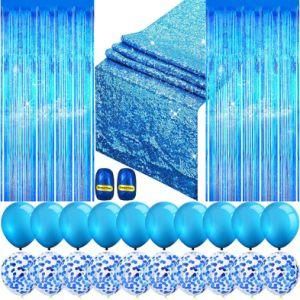 New Year Party Decoration Set Aluminum Foil Tassel Door Curtain