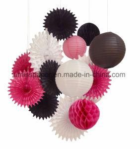 Umiss Paper Lantern Honeycomb Ball POM POM for Bachelorette Wedding Birthday Decoration