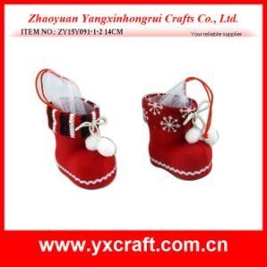 Christmas Decoration (ZY15Y091-1-2) Christmas Equipment Gift Boot Product