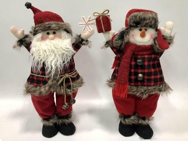 12 Inch Indoor & Outdoor Plush Elf Christmas Decoration