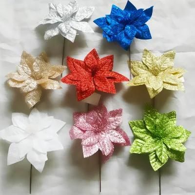 Decorative Artificial White Christmas Flower