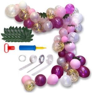 Garland Kit Pink Purple Balloons for Wedding Party Baby Shower Gift