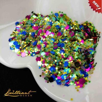 Multi-Color Mixed Glitter Powder for Tumbler and Cup DIY