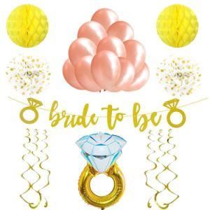 Umiss Paper Bunting for Bachelorette Bridal Shower Decorations Party Supply