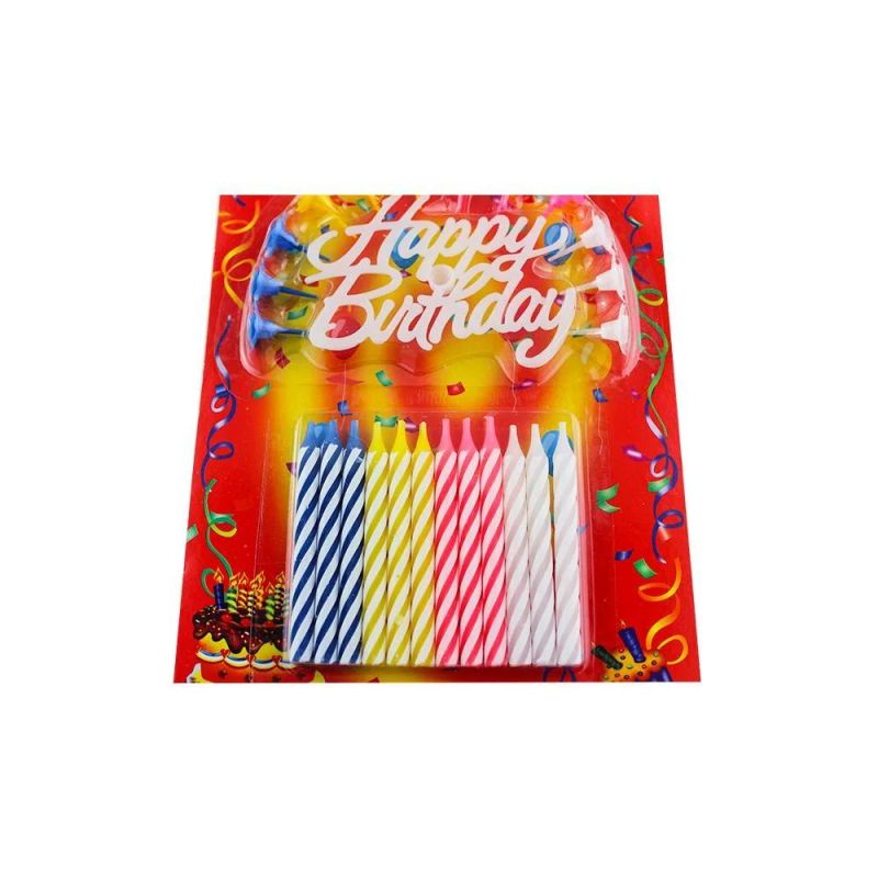 Wholesale High Quality Magical Colored Factorymaking Spiral Firework Birthday Candle