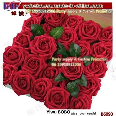 Roses Artificial Flowers DIY Wedding Bouquets Centerpieces Bridal Shower Party Home Decorations (B6090)