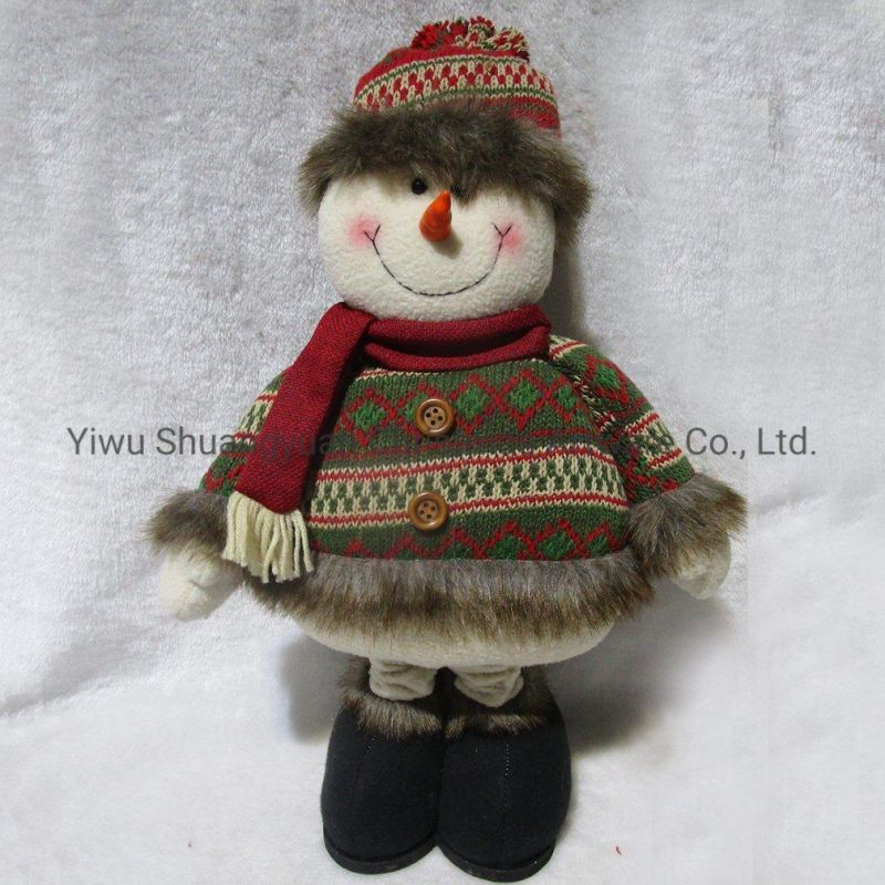 Christmas Toy Children Gift Retractable Snowman