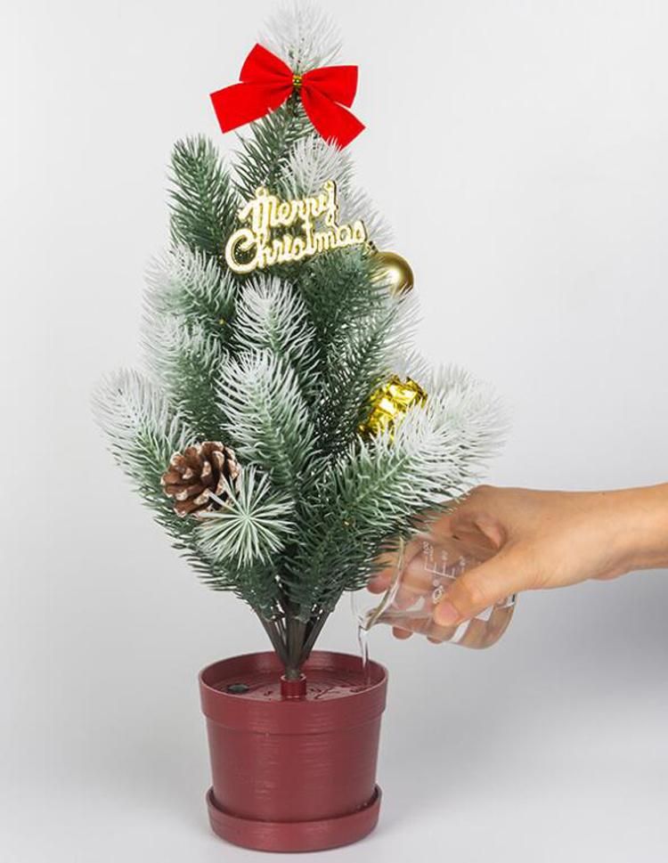 New Promotion Lamp Water Hydro Electric Power Christmas Tree LED Light Gift