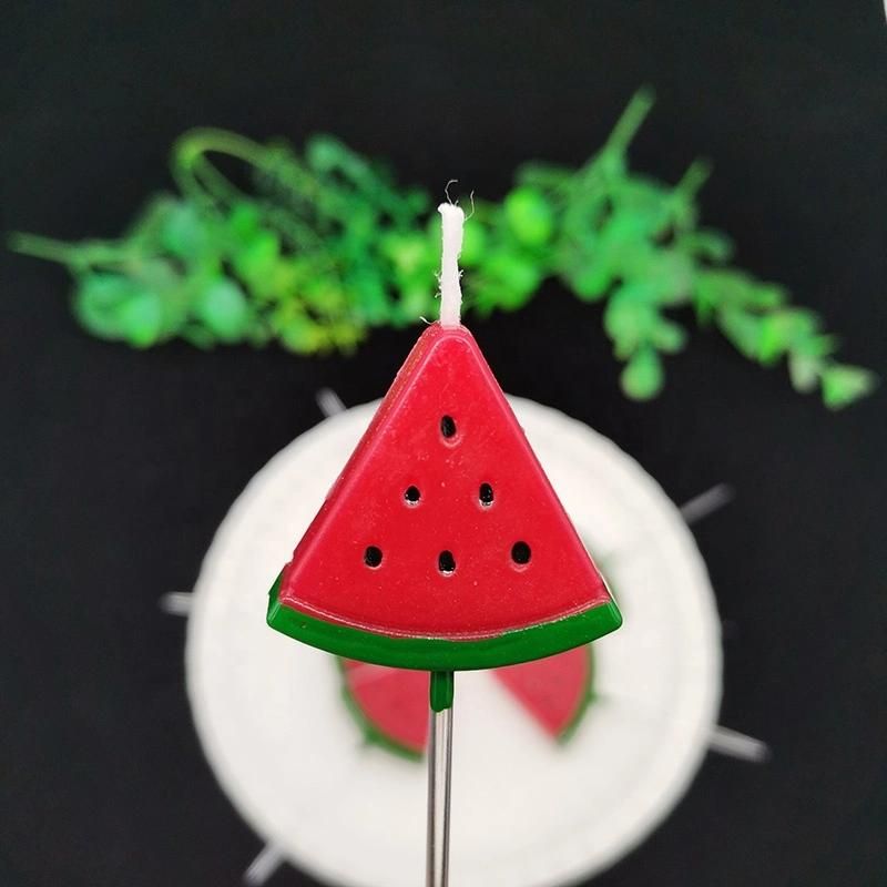 Watermelon Shape Paraffin Birthday Cake Candles