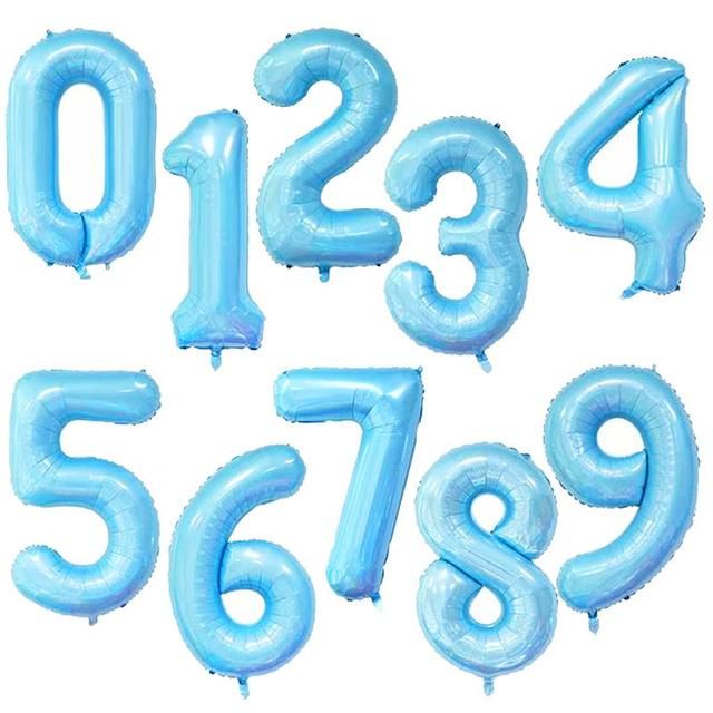 40inch Big Foil Birthday Number Balloons Home Party Supplies Decorations