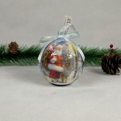 Christmas Paper Wrapped Polyfoam Ball
