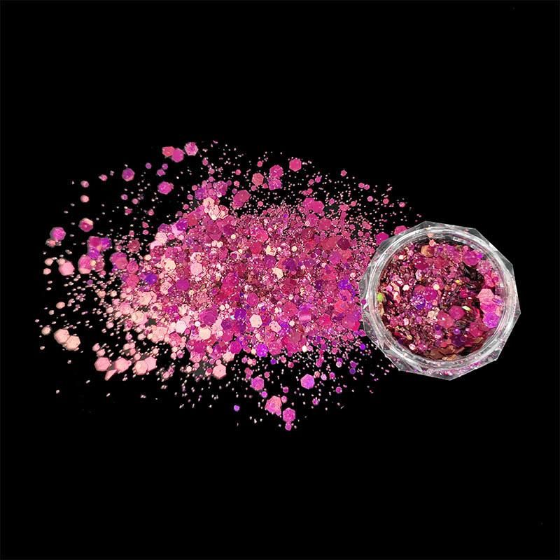 Multichrome Eye Shadow Glitter Duo Chrome Chameleon Flakes Glitter Powder