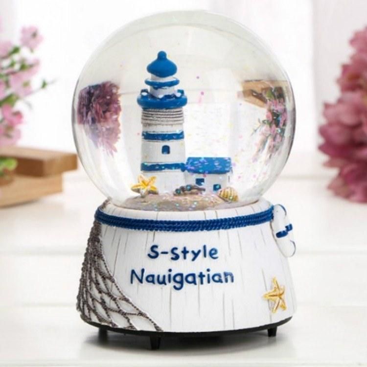 Christmas Chinchilla Crystal Ball Gift Music Box Home Decoration Ornament