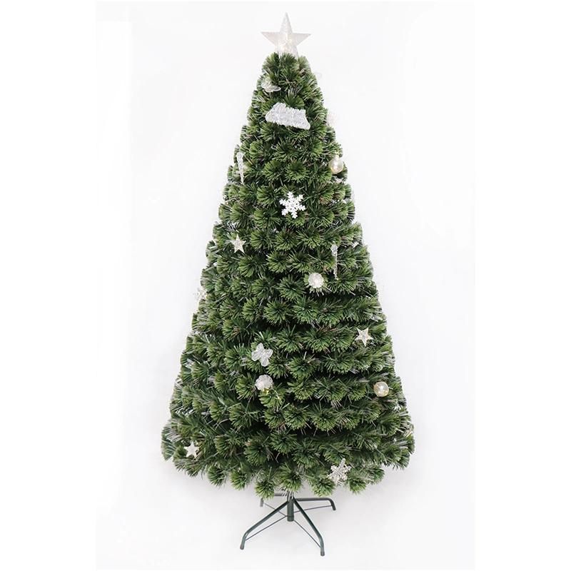 Blue Fiber Optic Christmas Tree Decorative Christmas Tree with LED Lights