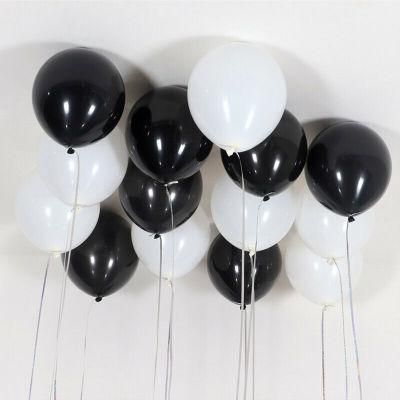 Showsea Gift Toy 5 Inch Matte Blue Pink Black White Plain Christmas Helium Latex Balloons in Bulk for Wedding Decoration