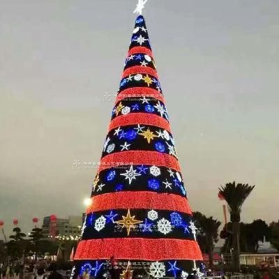 3D Motif LED Decorative Animated Giant Outdoor Lighting Christmas Tree