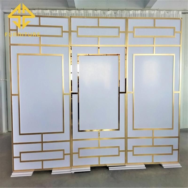 New Arrival Luxury Design PVC Stand Wedding Decoration Backdrop Events Party Decor Background Wall