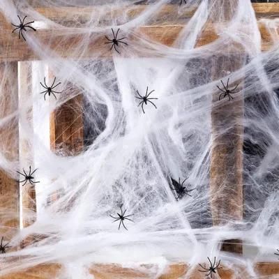 Halloween Indoor and Outdoor Party Decorations 20g Spider Web Halloween Decorations Fake Spider Web Suppliers