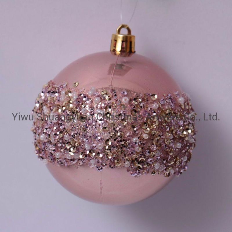 Christmas Tree Baubles Shatterproof Painted Decor Ornaments Xmas Ball