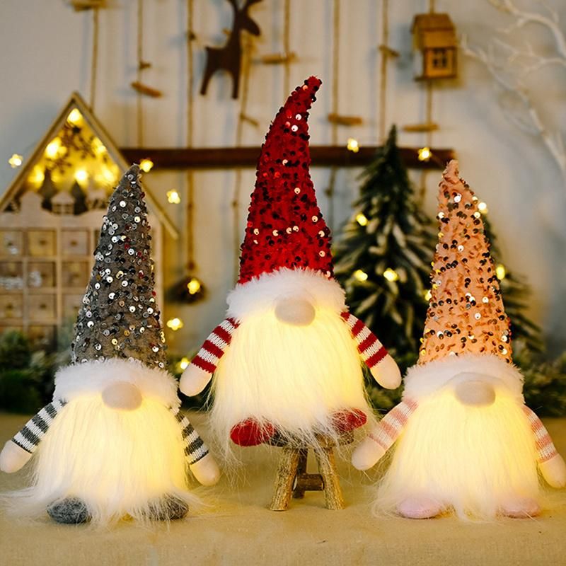 Dropshipping 2022 Christmas Decoration for Home Gift Rudolph Cartoon Doll
