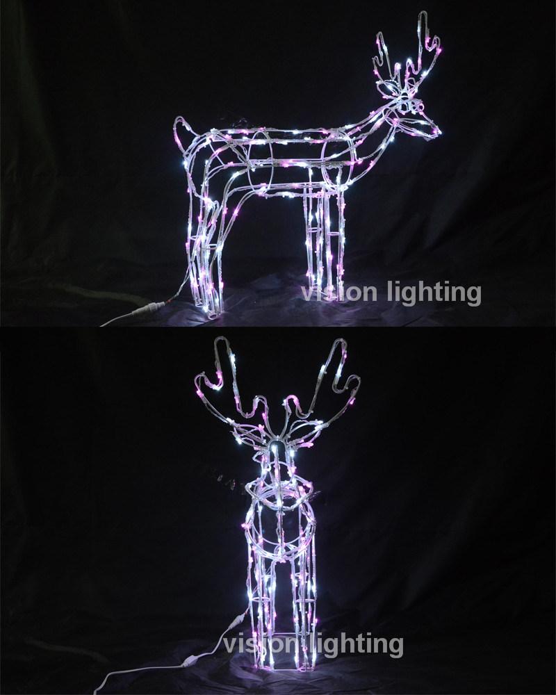 Christmas Decoration 3D Deer Light