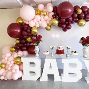 Pink Gold Balloon Garland Kit Balloons for Wedding Background Decoration