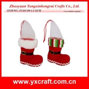 Christmas Decoration (ZY16Y194-1-2 12CM) Christmas Ornaments Christmas Tree Hanging Boot Product