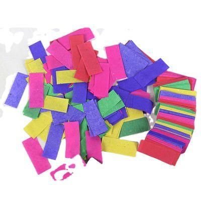 Fast Delivery Rectangular Tissue in Brick Pieces New Birthday Sell Bright Color Confetti Wholesales