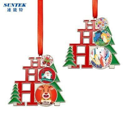 Sublimation Blank Metal Christmas Ornament-H