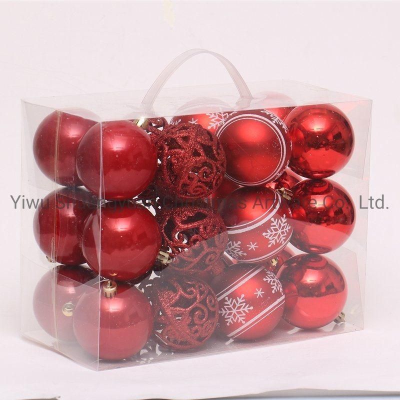 New Design High Sales Christmas Ball for Holiday Wedding Party Decoration Supplies Hook Ornament Craft